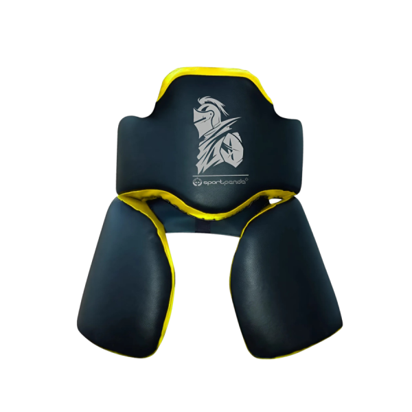 Защита корпуса для тренера SportPanda «Рыцарь», жилет, чёрный / жёлтый Защита корпуса для тренера SportPanda «Рыцарь», жилет, чёрный / жёлтый