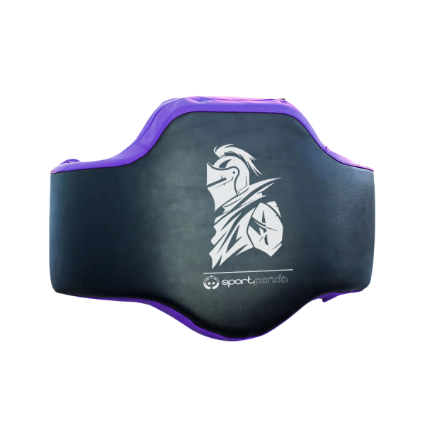 Пояс тренера, жилет для отработки ударов SportPanda, ПВХ, чёрный / фиолетовый Пояс тренера, жилет для отработки ударов SportPanda, ПВХ, чёрный / фиолетовый