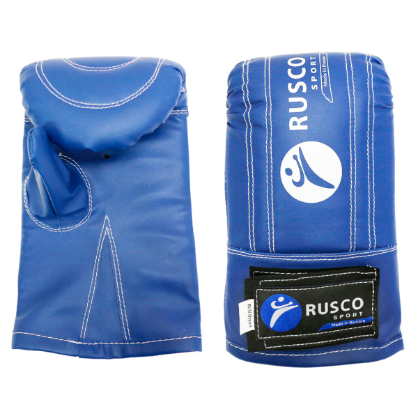 Снарядные перчатки RuscoSport, синий в Краснодаре в магазине SportPanda Снарядные перчатки RuscoSport, синий – фото