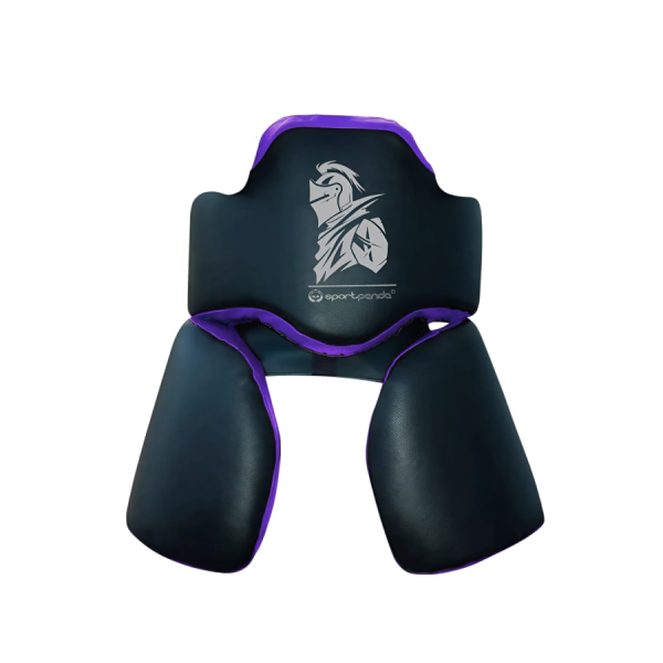 Защита корпуса для тренера SportPanda «Рыцарь», жилет, чёрный / фиолетовый Защита корпуса для тренера SportPanda «Рыцарь», жилет, чёрный / фиолетовый